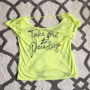 Victoria’s Secret Yellow Lounge Shirt